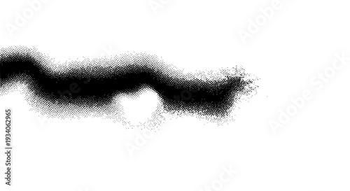 Smudge black grunge effect with rough edges and textured surface design featuring abstract, background, grungy texture