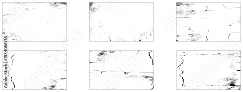 Grunge overlay texture. Old dirty concrete background with cracks and scratches. Vector illustration
