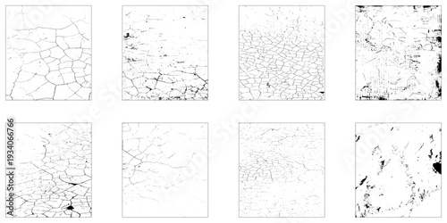 Grunge overlay texture. Old dirty concrete background with cracks and scratches. Vector illustration
