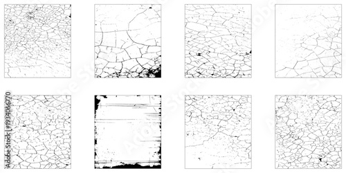 Distressed grainy surface. Vintage urban backdrop. Scraped and stained design element. Vector illustration