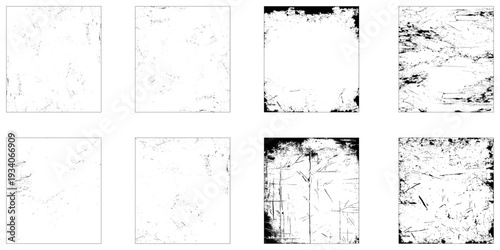 Vintage Grunge Texture Vector illustrator Stain and Dust Effect.Simply Place illustration over any Object to Create grungy Effect.Grunge Urban Texture Backgrounds set