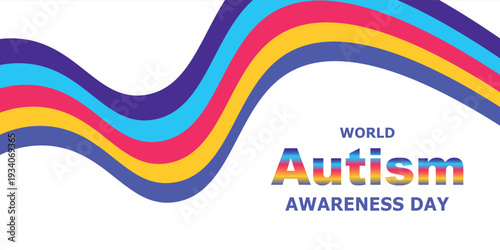 World Autism Awareness Day Modern Puzzle Awareness Banner designed for professional autism campaigns and events