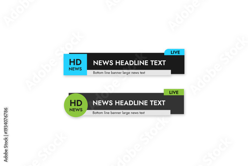 Abstract Black Corporate Header with Dynamic Geometric Shapes