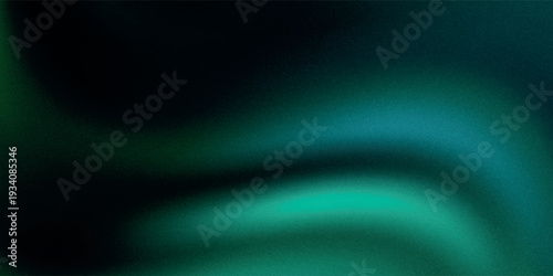 Black dark green blue emerald petrol teal lime yellow white abstract background. Color gradient ombre blend. Line wave curved. Bright light flash glow glitter neon metallic.Noise grain mesh.Christmas.