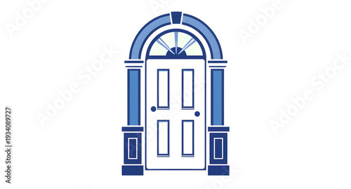 door, entrance, gateway, doorway, portal, frame, threshold, entryway, access, building, home, house, facade, architecture, design, vector, icon, symbol, illustration, isolated, white, minimal, simple,
