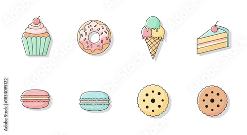 Delightful assortment of sweets and treats, a visual feast of confectionery items