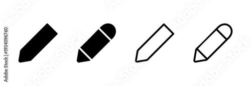 Pencil icon vector illustration. pen sign and symbol. edit icon vector