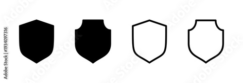 Shield icon vector illustration. Protection icon. Security sign and symbol