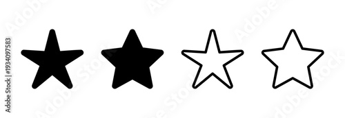 Star Icon vector illustration. rating sign and symbol. favourite star icon