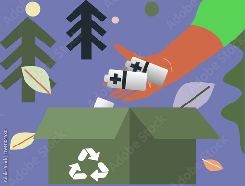Hand segregating electronic wastes in a right manner