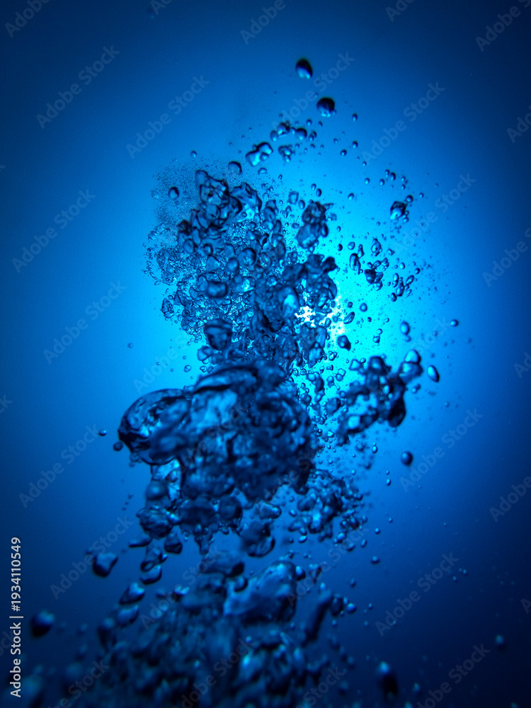 Fototapeta premium underwater world map