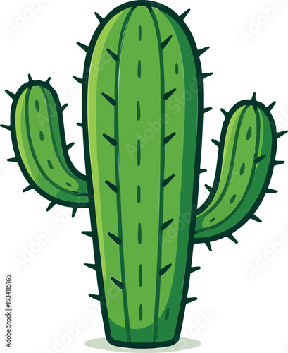 A fresh Cactus vector transparent