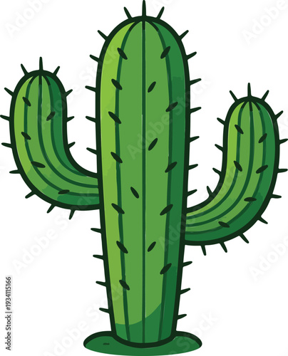 A fresh Cactus vector transparent