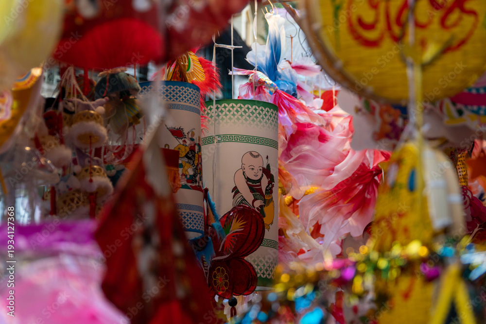 Fototapeta premium Vietnamese Mid-Autumn lantern toys