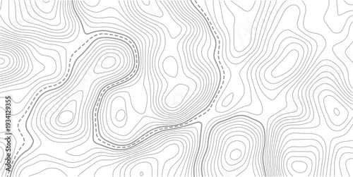 Abstract pattern with lines seamless pattern and topography.Light topographic topo contour map background, geographic grid map.Topographic map lines background. Abstract vector illustration.