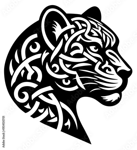 Tiger  Fierce Animal Head Wild Strength