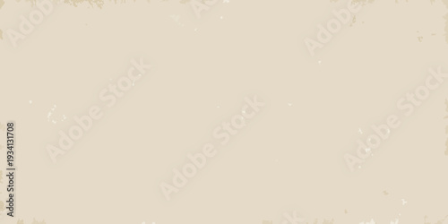 A textured light beige background with subtle imperfections and scattered specks
