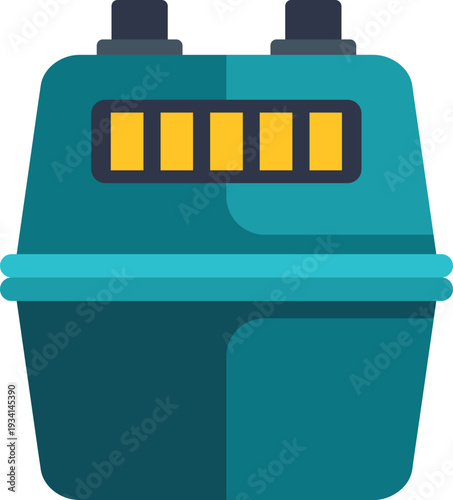 Gas meter measuring and regulating the flow of energy to homes and businesses