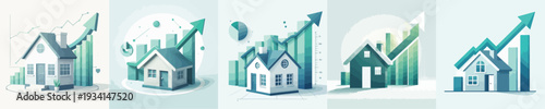 Vector of Real Estate Investment Growth