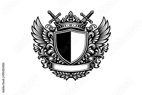 A set of five colorful flat icons including a house, magnifying glass, gear, speech bubble with a heart, and a user profile symbol, all arranged horizontally on a black background.