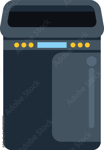 Dishwasher cleaning dirty dishes, an essential household electronic appliance