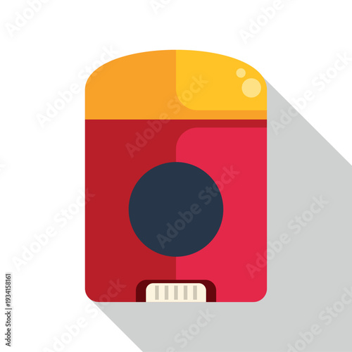 Deodorant stick showing personal hygiene and antiperspirant product concept