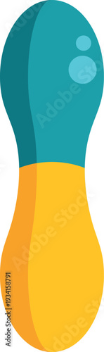 Bowling pin illustration on a white background