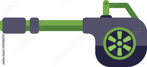 Leaf blower outdoor power equipment for cleaning leaves and debris in a garden