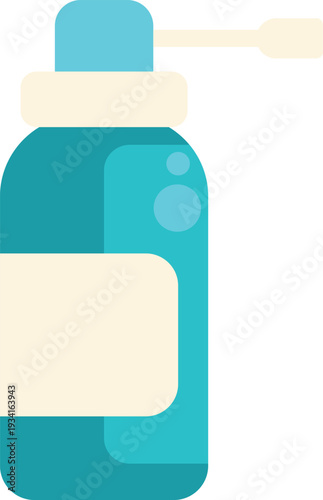 Medical spray bottle providing relief for sore throat and cold symptoms