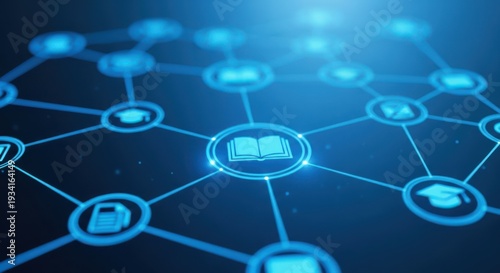 Digital Network Connections Education Technology Concept