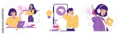 Creative Learning and Innovation Vector Illustration