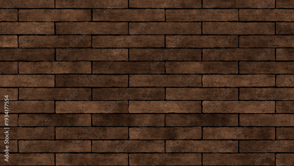 Fototapeta premium Wall brick background. Material grunge cracks rocks texture.