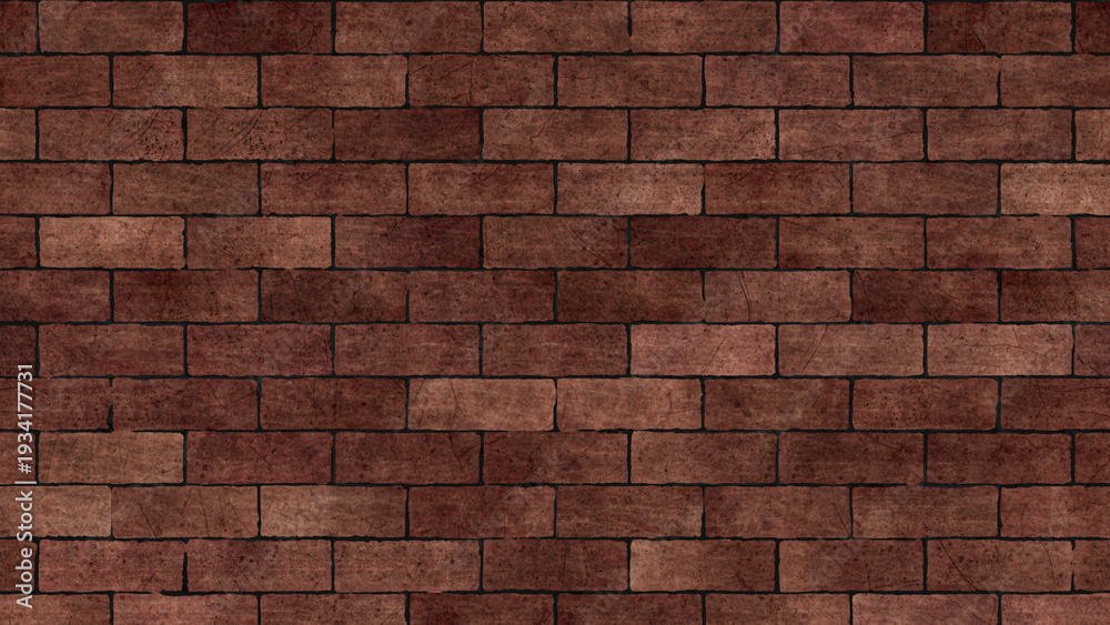 Fototapeta premium Destroyed wall brick texture on isolated background. Material grunged rocks textured.