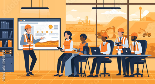 Construction Team Meeting Learning Session Presentation.