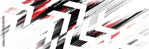 Exclusive red and black color combination sport racing car livery design,