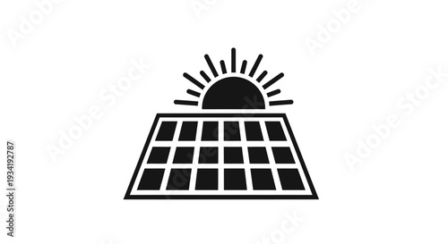 A visual representation of solar energy and renewable power for ecological solutions