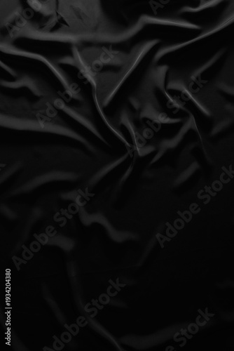 Black Silk Fabric Texture