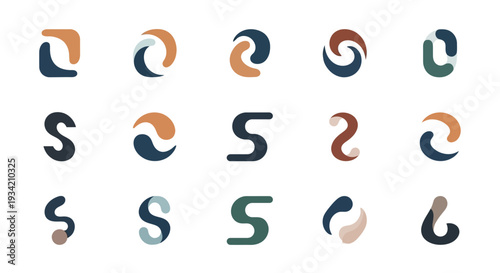 Abstract Logo Set: Modern Design Elements Collection
