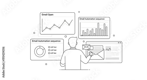 Man Analyzing Data on Computer Screens 3.
