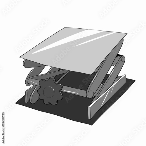 ジャッキのシンプルなイラスト