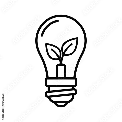 Leaf Lightbulb Idea Concept Business
