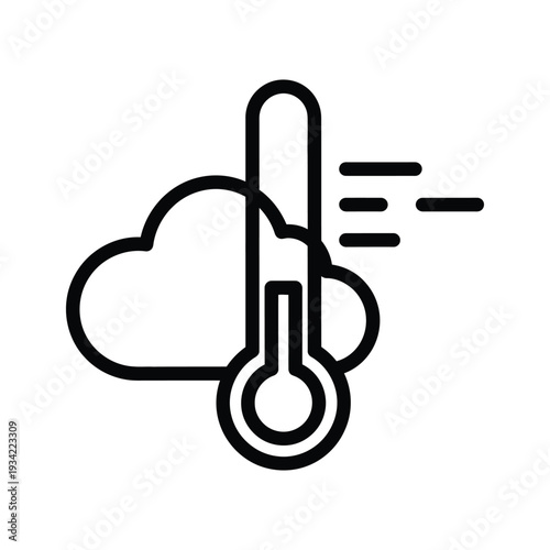 Thermometer Cloud Weather Data Monitoring