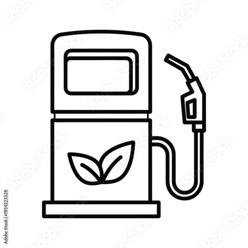 Biofuel Pump Station Green Energy Concept