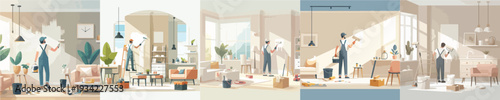 Vector of Home Renovation Concept