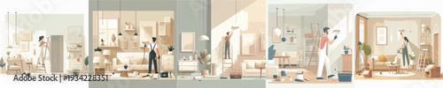 Vector of Home Renovation Concept