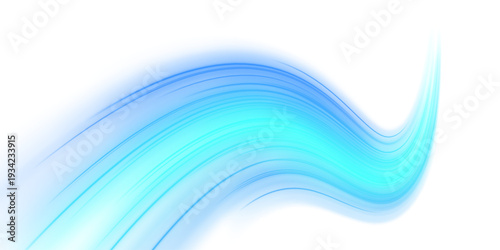 PNG fast neon streaks ripple across city highways. Luminous lines illustrate motion, energy, and futuristic style. Ideal for tech and sci-fi visuals.