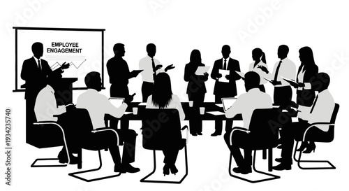 Business Meeting with Presentation and Discussion.