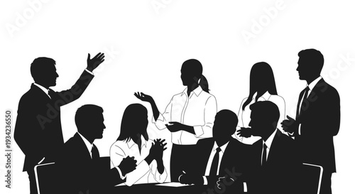 Business Professionals in a Meeting Room.