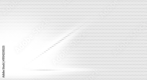 Abstract pattern of black dots on a white background, fading from dense to sparse isolated on transparent background, Vector, illustration