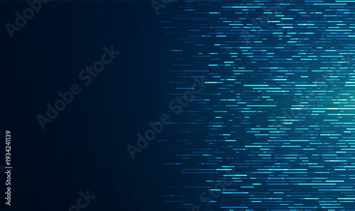 Digital technology background. Digital data square blue pattern pixel background